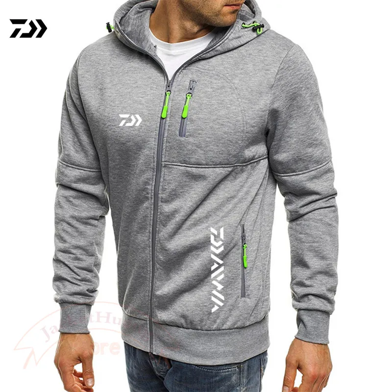 2023 Daiwa Fishing Hoodie Men Sweatshirt Fishing Wear Breathable