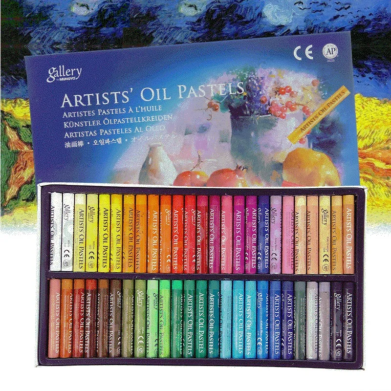 12/25/50 Washable Children Oil Pastel Soft Stick Non Toxic 오일파스텔  ArtistProfessional Painting Drawing Graffiti Art Crayons Round