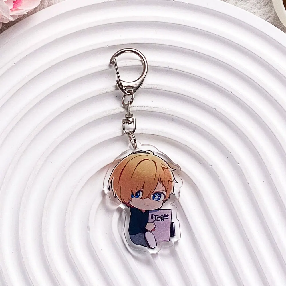 Anime-Inspired Acrylic Keychain Set - Creative Bag Charms & Fun Backpack Pendants (9 Pieces)