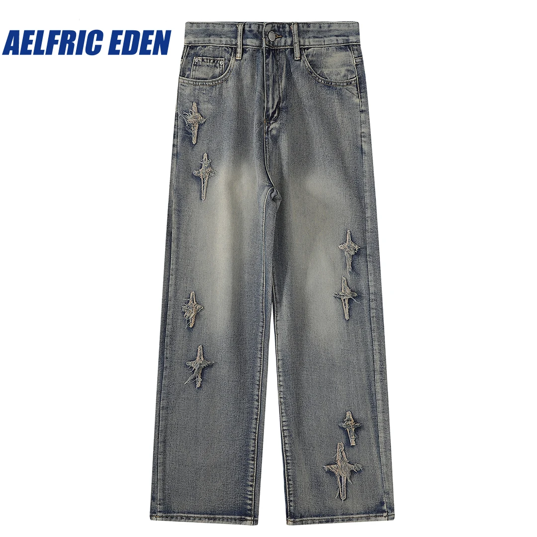 ◇Aelfric Eden◇ フラワー エンブロイダリー ジーンズ Aelfric Eden Plant Flower Print Jeans – Aelfric eden