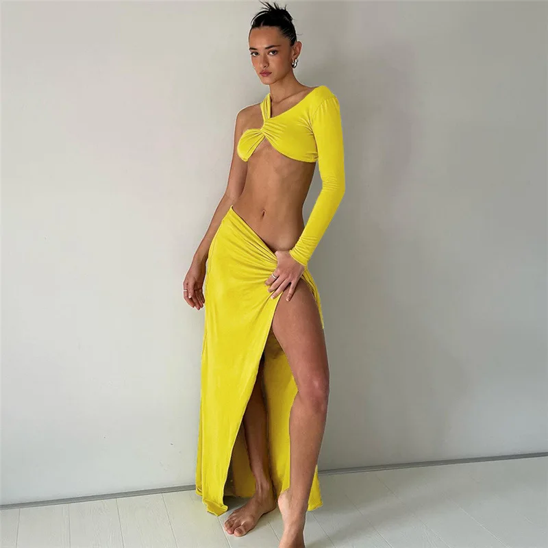 

Beach Dress Tunic Kaftan Women Long 2 Piece Outfits Female Sexy Costumes Ladies For 2023 Skirt Bodycon Frocks Clothing Fashion
