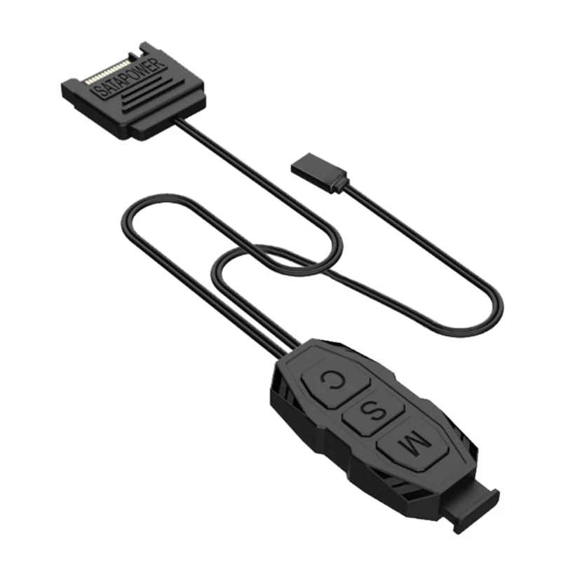 ARGB Controller 5V 3Pin RGB Controller Power Supply Light Strips Remote Controller RGB Sync Controller Cable