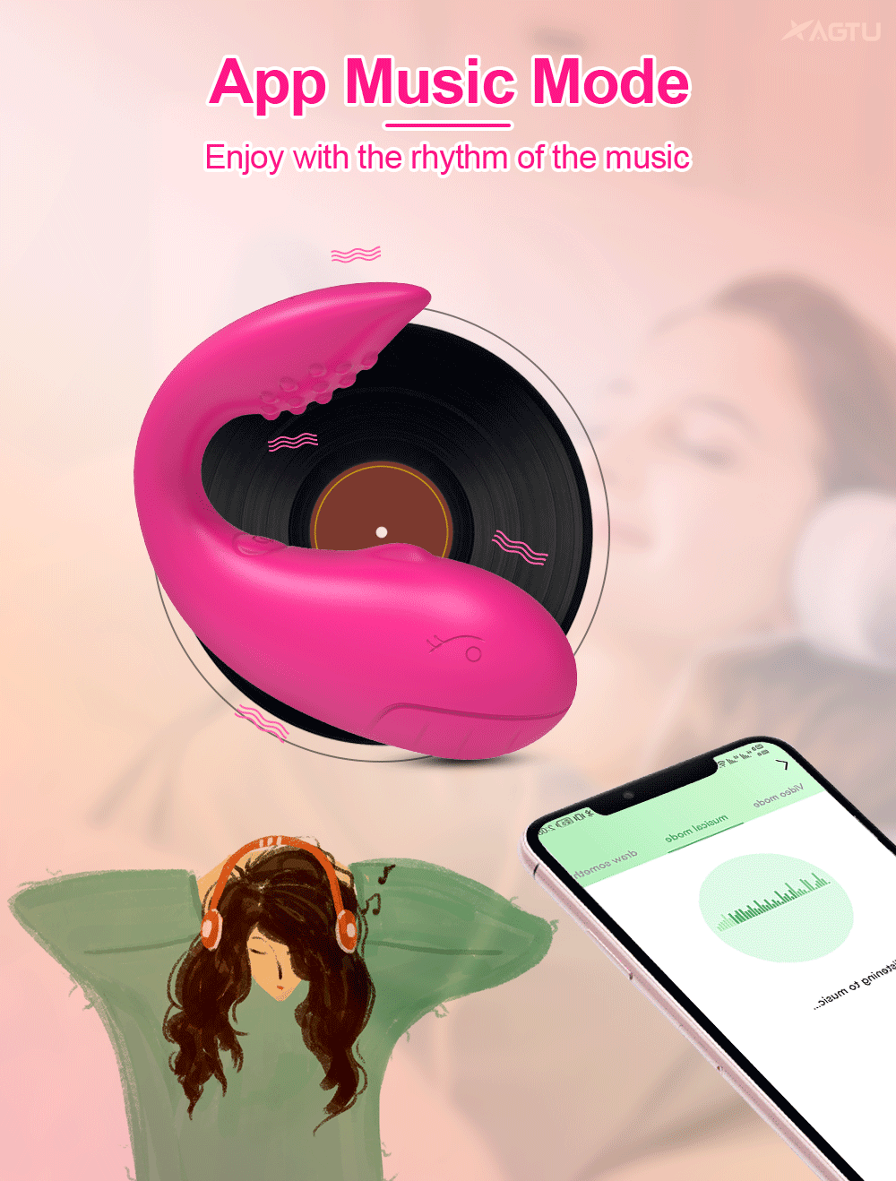 APP Bluetooth Vibrator for Women G Spot Wireless Remote Control Vibrating Egg Clitoris Stimulator Female Panties Sex Toy Xbonp