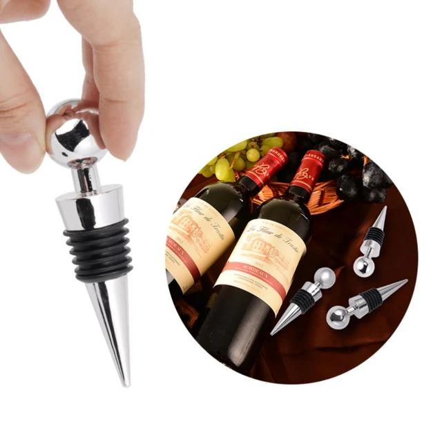 Bouchon de Bouteille de Vin Frais, Ensemble de 03, Champagne, Outils de Bar  - AliExpress