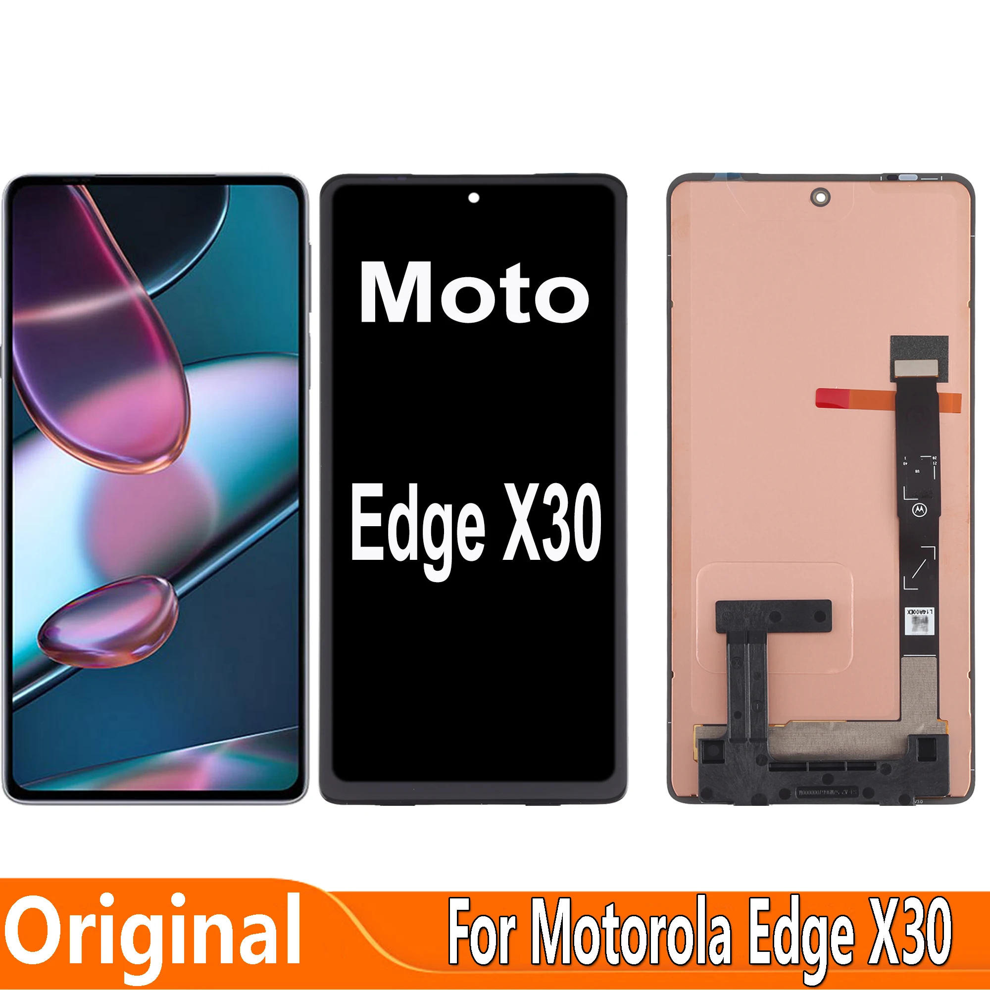 

AMOLED для Motorola Edge X30 XT2201-2 LCD дисплей сенсорный экран дигитайзер в сборе запасные части