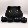 5pcs Mother Black Cat and Small Cats Plush Toy Stuffed Animals Doll For For Halloween Thanksgiving Day Christmas Gifts 1