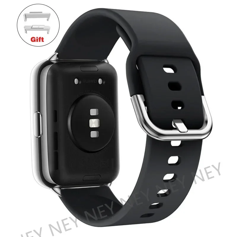 Sport Watchband: Silicone Waterproof Strap with Metal Buckle