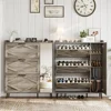 Freestanding Shoe Organizer with 5 Wooden Legs, Slim Shoes Rack Cabinet, Shoe Storage Cabinet with 3 Flip Drawers & Mirror 3