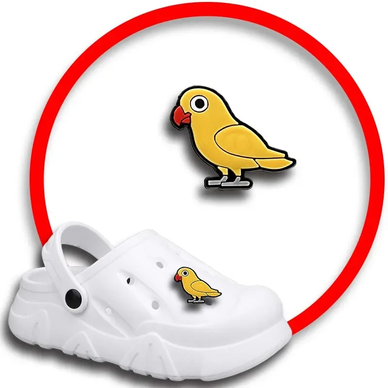 

Упаковка булавок для Crocs, шармы, аксессуары для обуви, украшение в виде птицы, джинсы, женские сандалии, пряжка, Детские сувениры, мужские значки, подарок для мальчиков и девочек