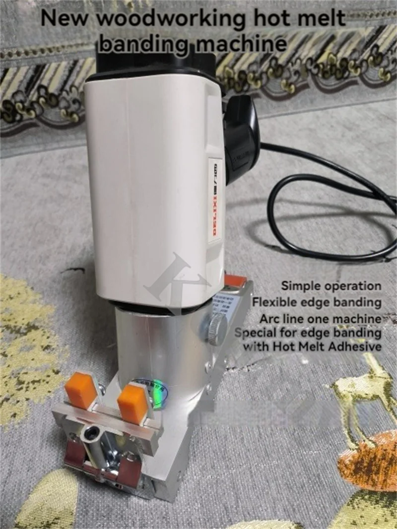 Upgraded Small Home Decoration Woodworking Edge Banding Machine, Hot Air Gun Model, Dedicated For Hot Melt Adhesive Strips