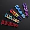 Foldable Comb Stainless Steel Practice Training Butterfly Knife Comb Beard Moustache Brushe Salon Hairdressing Styling Tool 3