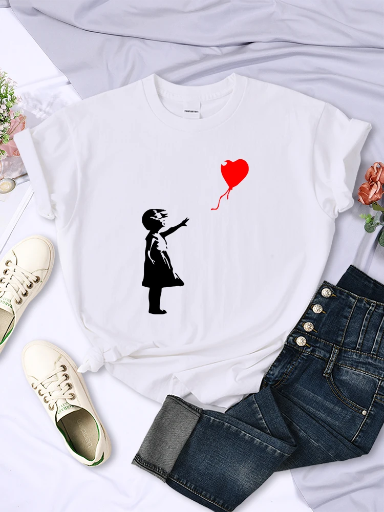 ตัวเลือกสินค้า เสื้อยืดลายบอลลูน ใส่สบายสไตล์ Street Hip Hop