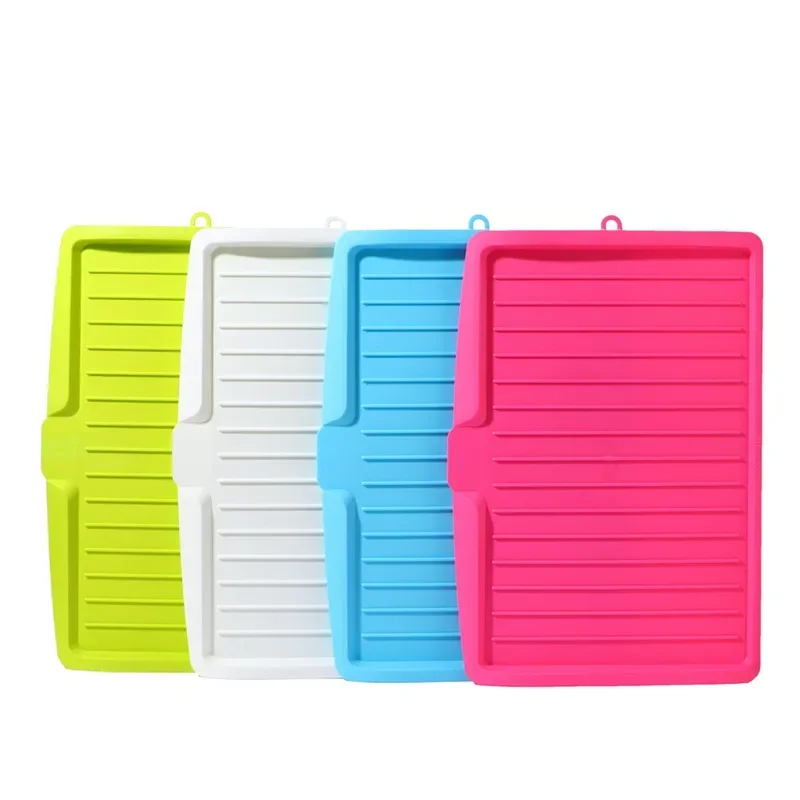 Tableware Drain Rack Multi-functional Plastic Drain Tray Fruit Vegetable Tray Countertop Bowl and Chopsticks Storage Rack storage tray kitchen tray water tray