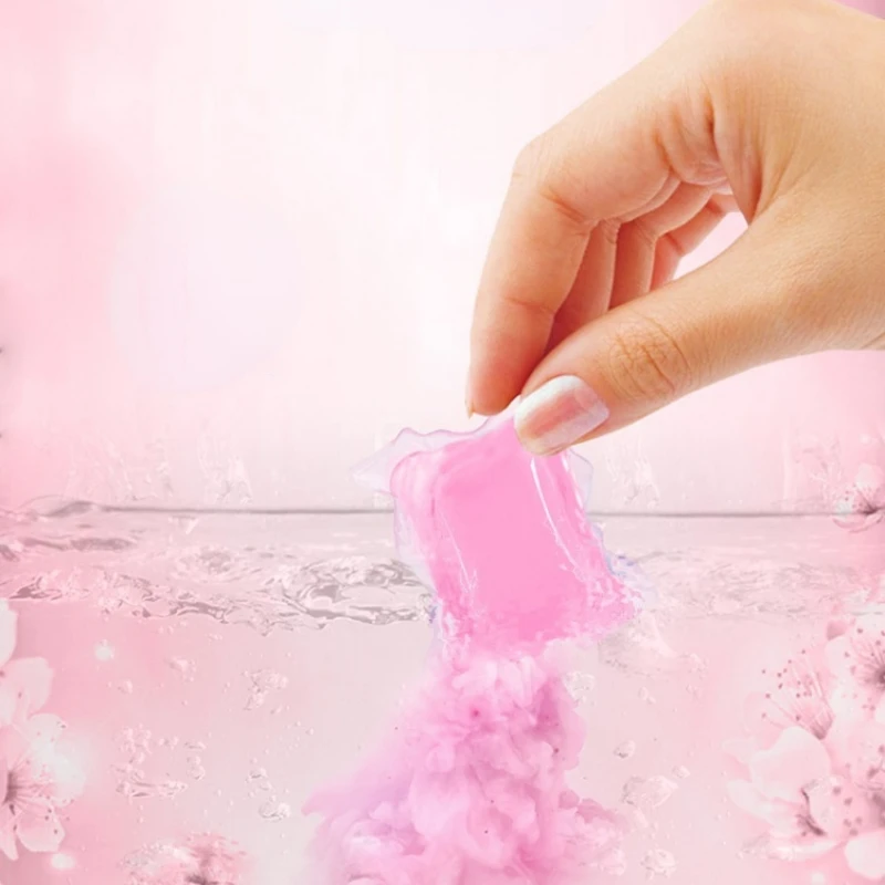 Household Laundry Condensed Beads Peach Perfume Laundry Beads Long-lasting Fragrance Hand Detergent Household