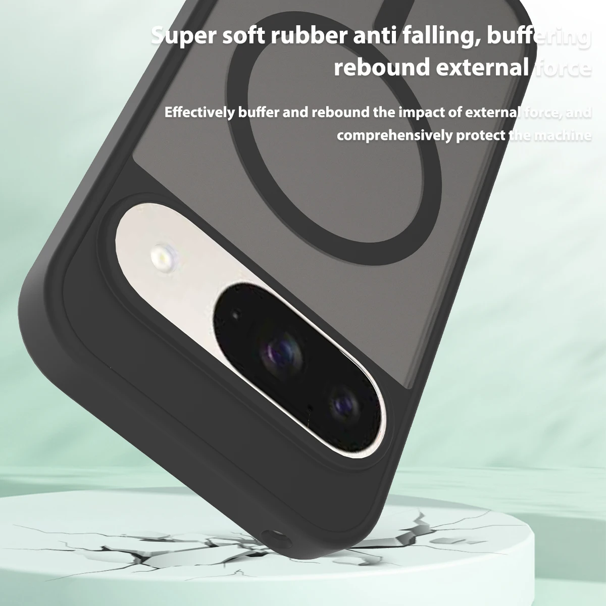 Sleek MagSafe-Compatible Shockproof Case - Silky Smooth Touch with Wireless Charging