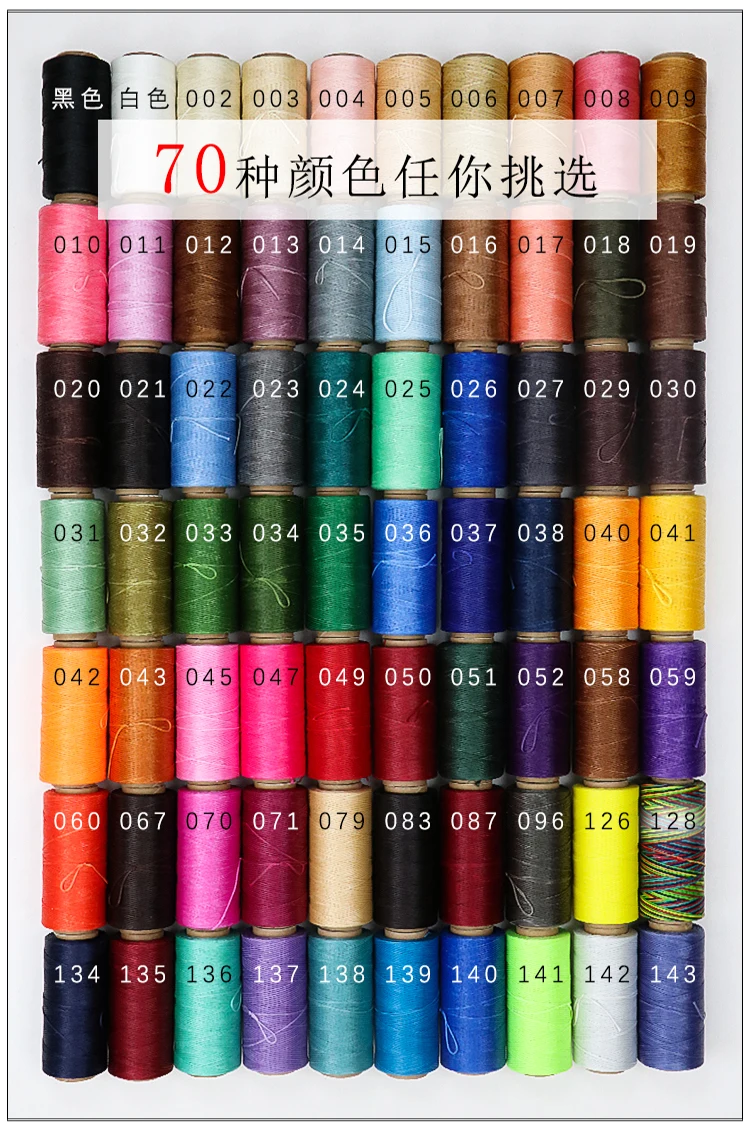 Description Picture 2 of item28 Colors Handwork Wax Thread for Jewelry DIY Bracelet Necklace Knapsack Ornament or Leather Sewing Waxed String Polyester Cord