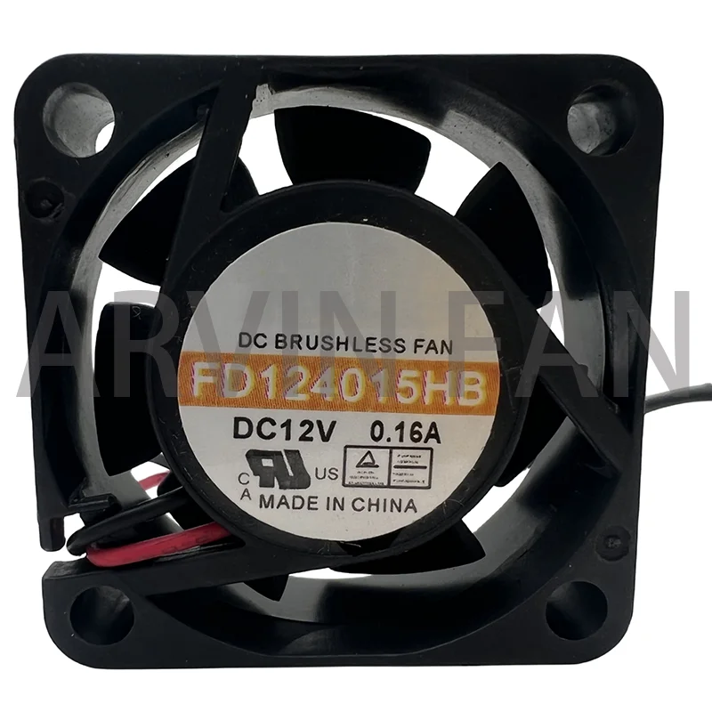 

COOLING REVOLUTION FD124015HB 4cm 40mm Fan 4015 40x40x15mm 12V 0.16A Double Ball Bearing Large Air Volume Silent Cooling Fan