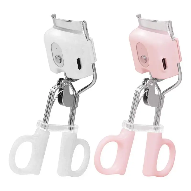 

Electric Eyelash Curler Long Lasting Handheld Eyelash Curler With Extra Silicone Replacement Pad 3 Gears Lash Curler For Women