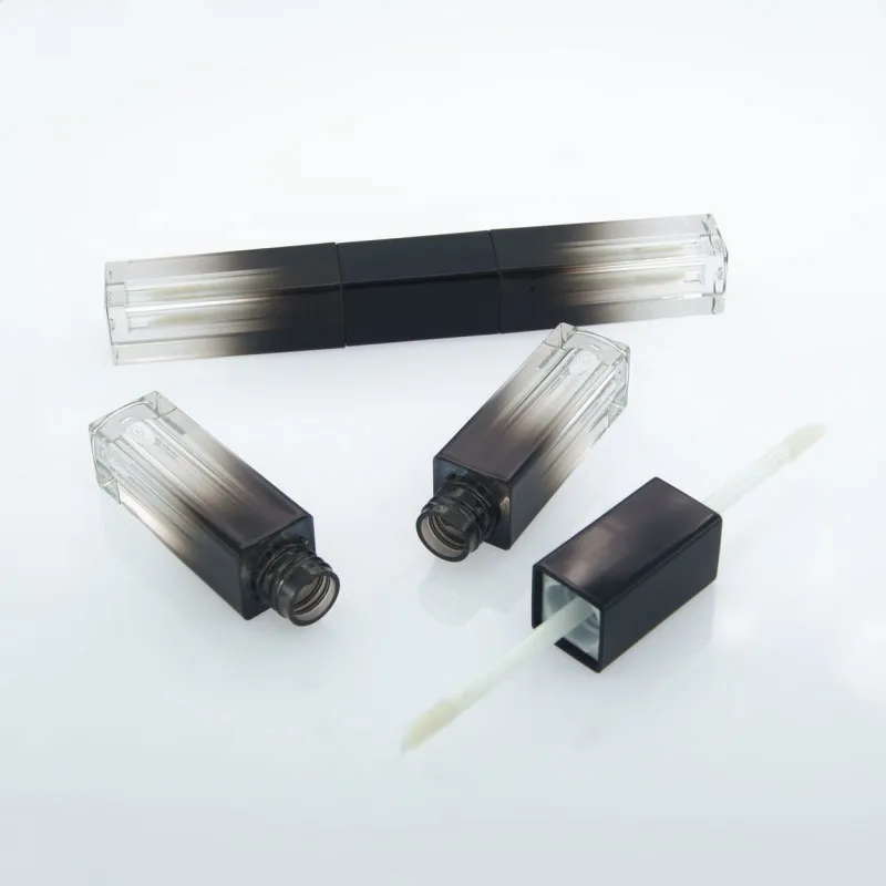 

EXtended Make-Up Packaging Double-Ended Lip Gloss Empty Tube Square Lip Glaze Repackaged s Lip Gloss Empty Tube Empty Bottle