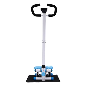 Fitness Stepper Exercise Stepping Machine Home Gym Equipment Step Fitness Stepper With Handlebars Super Quiet Space-Saving Home 1