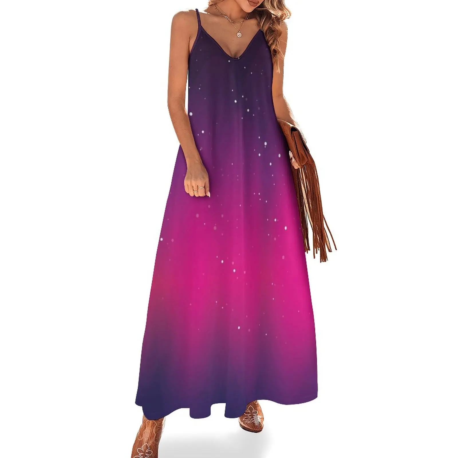 

Northern Lights Aurora Sleeveless Dress Dress vintage summer clothes