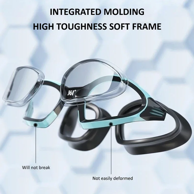 Brand Myopia Swimming Goggles for Men Women Waterproof Anti Fog Kids Swimming Goggles Optical Lenses Diopter -2.0~-6.0 3