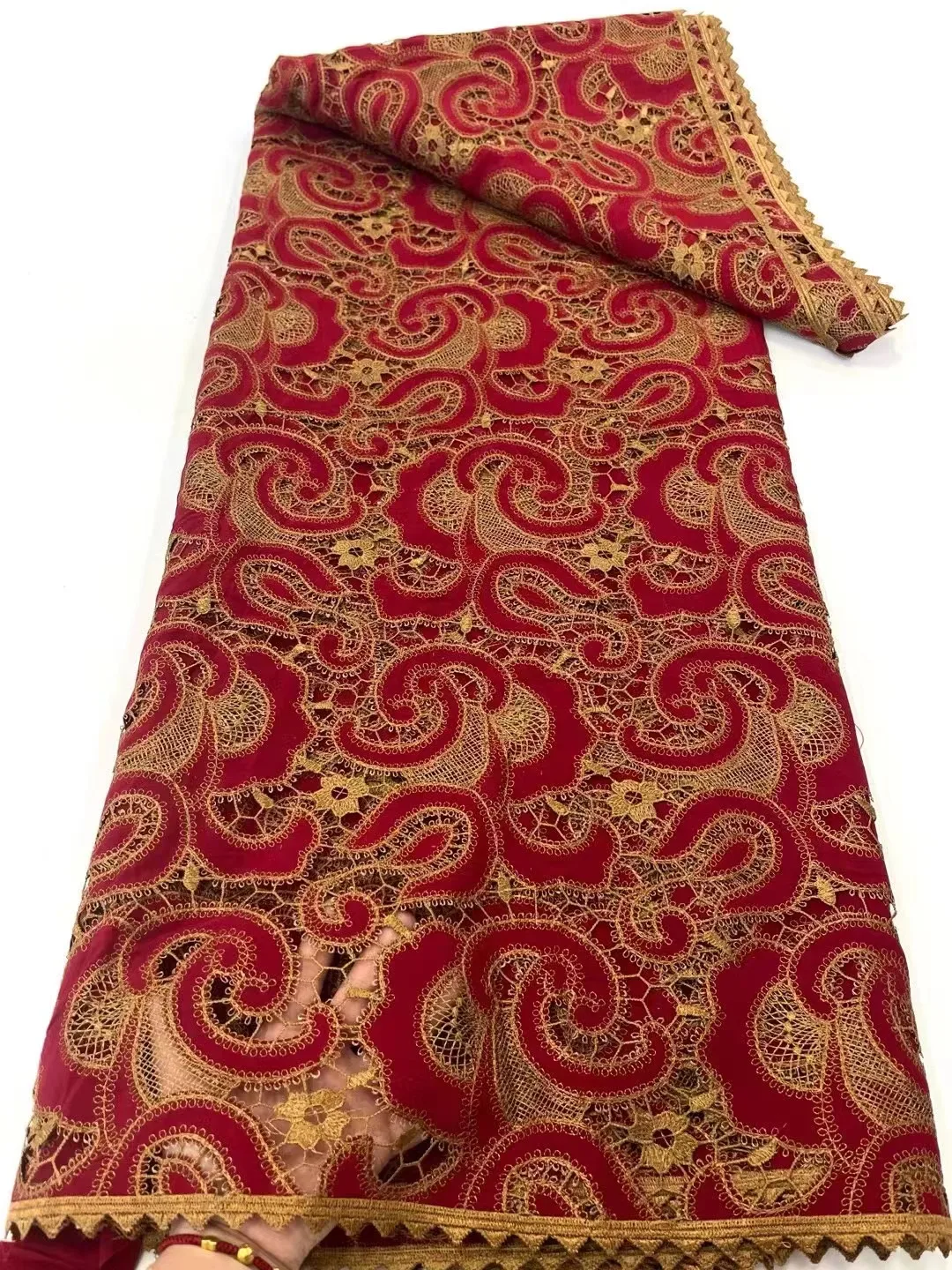 

Новое поступление, многоцветная Водорастворимая ткань, кружево, ткань с лазерной вышивкой, Африканское платье, женская мода, дизайн вечерних платьев