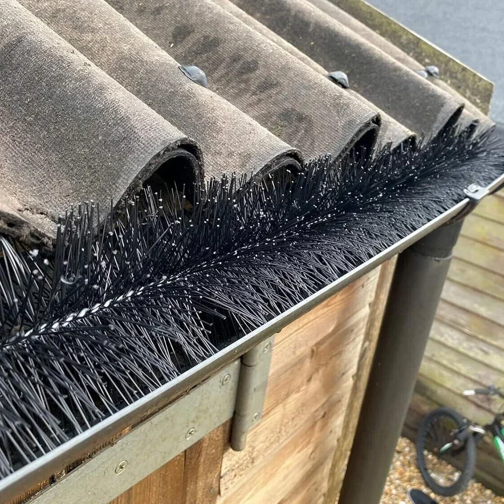 4 Meter Gutter Guard Brush Leaf Filter Protection Clog Remover Roof Downpipe Roof Drainage Pipe Leaf Filter Eaves Brush pipe cleaner brush