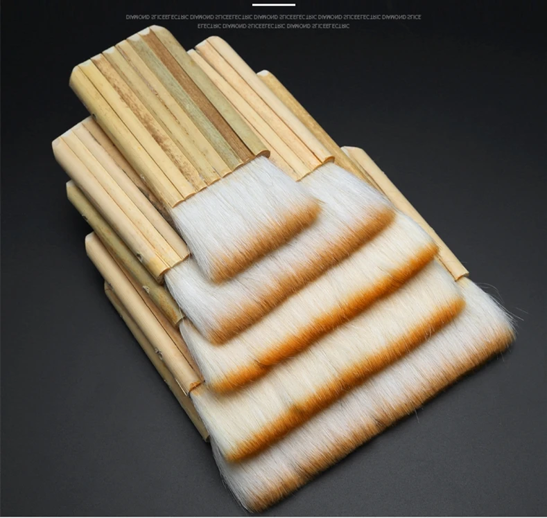 Paint Brushes Wool Row Bamboo Handle Painting Tools Home Improvement Decoration