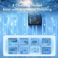 Robot Swimming Pool Cleaner Wireless WYBOT C2V / OS900V APP Self-Learning Visual 80° Dual-layer Filtration 180 mins Runtime 200㎡ 4