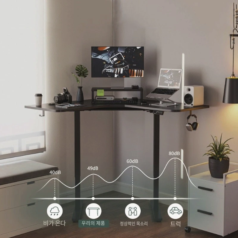 طاولة مكتب فاخرة كهربائية قابلة للتعديل