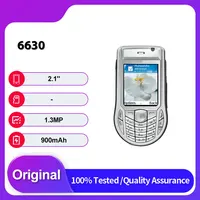 Original Unlocked 6630 Single Sim GSM 900/1800/1900 2G/3G Bluetooth Mobile Phone Russian Arabic  Keyboard Made in Finland