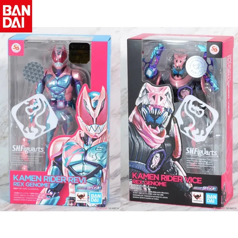 Bandai Shf Kamen Rider Revice Levis Tyrannosaurus Gene Demon Ultraman Sakura Pink Joint Mobile Humanoid Hand Figure Spot