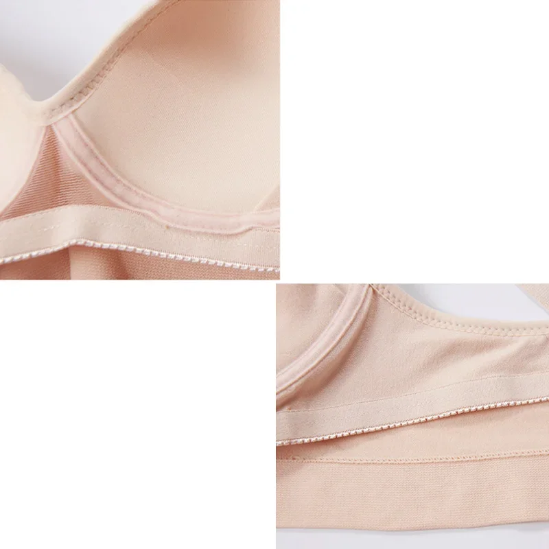Maternity Bras Wirefree Nursing Bra Pregnancy Clothes Prevent Sagging Breastfeeding Women's Breathable Bra 2