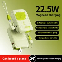 Lenovo 100000mAh Magnetic Wireless Power Bank uper Fast Charging Large Capacity Battery Portable AC Plug For iPhone Xiaomi 2025 2
