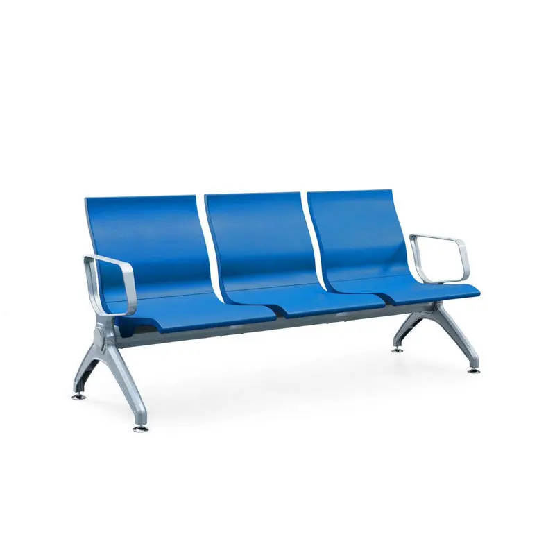 Aluminum Alloy PU Airport Bus High-speed Rail Station Waiting Chair, Public Rest , Hospital Clinic