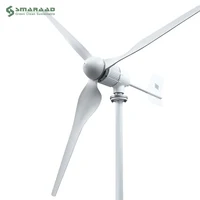 Éolienne à axe horizontal 5000W 5KW 24V 48V 96V, générateur éolien certifié CE, énergie gratuite, démarrage à basse vitesse, hors réseau pour usage domestique 2