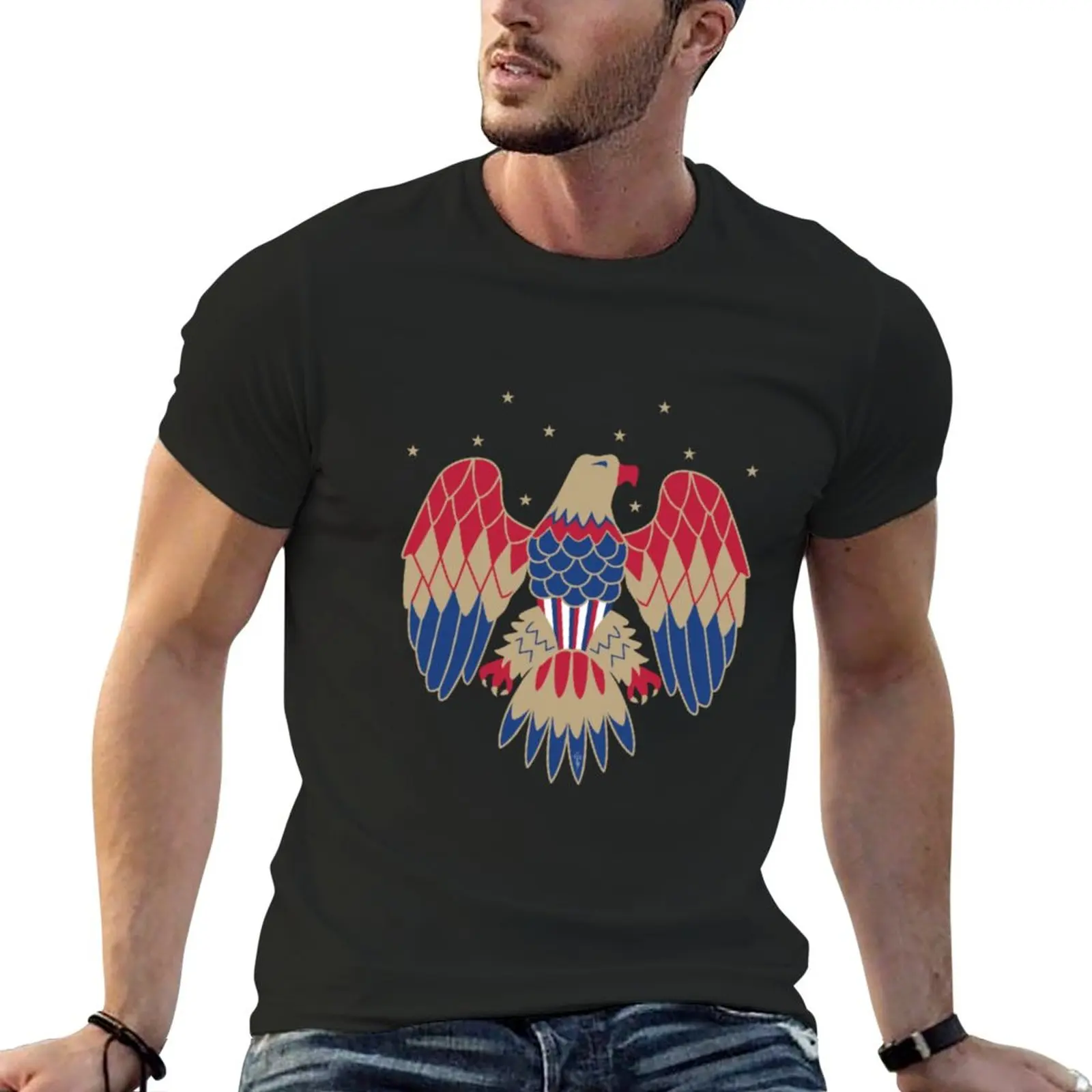 

New Jumpsuit American Eagle Perfect Gift For Fan T-Shirt man clothes Aesthetic clothing funny t shirt mens cotton t shirts