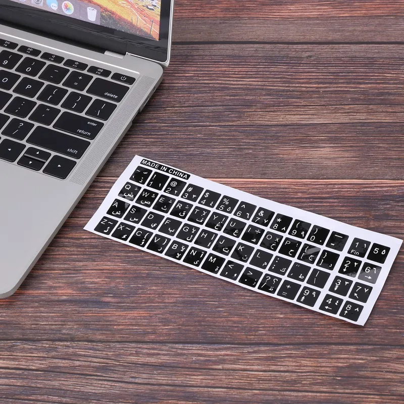 Keyboard Stickers Arabic English for Laptop PC