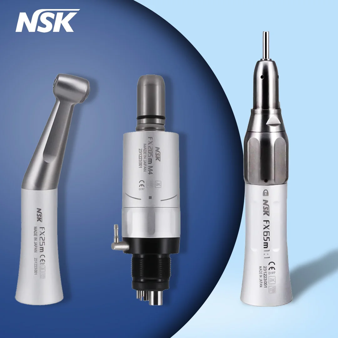 

NSK FX25 FX65 стоматологический наконечник с прямым приводом 1:1, контр-угол, низкоскоростной наконечник, мини-головка для стоматологии, против контр-угла, полировальные инструменты