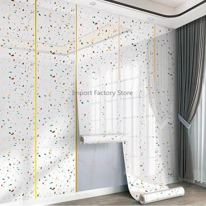 

3M*60CM 3d Self-adhesive Wall Stickers Wall Decoration Living Room Kitchen Waterproof Moisture Imitation Marble Tile Stickers