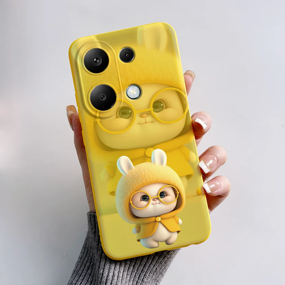 Soft Silicone Cute Cat Panda Shockproof Phone Case Cover, TPU Coque  Shell