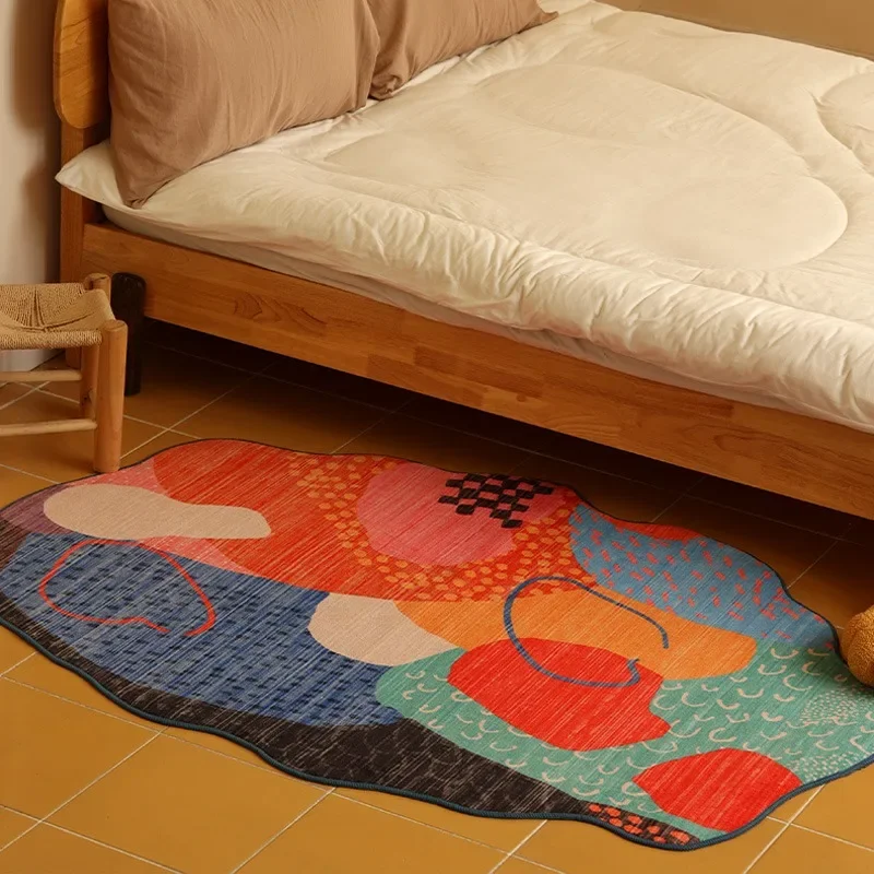 Special-shaped Living Room Carpet Color Art Bedroom Bedside Rug Cartoon Large Area Study Sofa Coffee Table Floor Mat Ковер Tapis