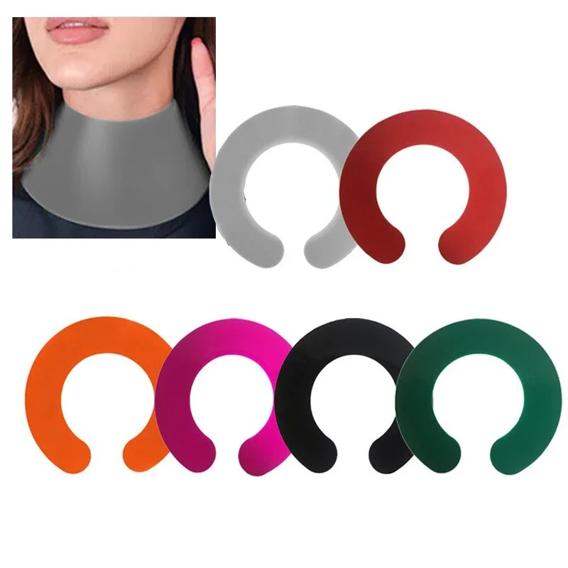 

Silicone Stylist Cutting Collar Adjustable Shawl Capes for Haircut Salon Men Hair Salon Stylist Cutting Collar Neck Wrap