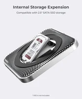 Dock Mac Mini Studio with 2.5inch Hard Disk Enclosure Multi USB 3.0 SD/TF Card Reader Extend Your Mac Mini Studio Dock Station 2