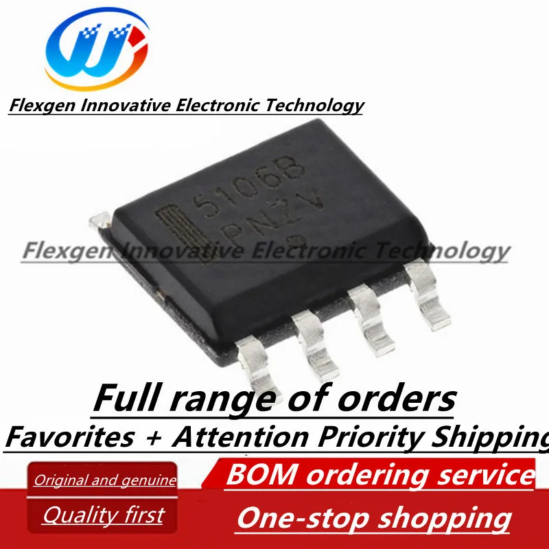 (10 Pezzi) Schermo Di Seta Muslimex 5106B Soic-8 Mosfet A Canale N/Driver Igbt Ic