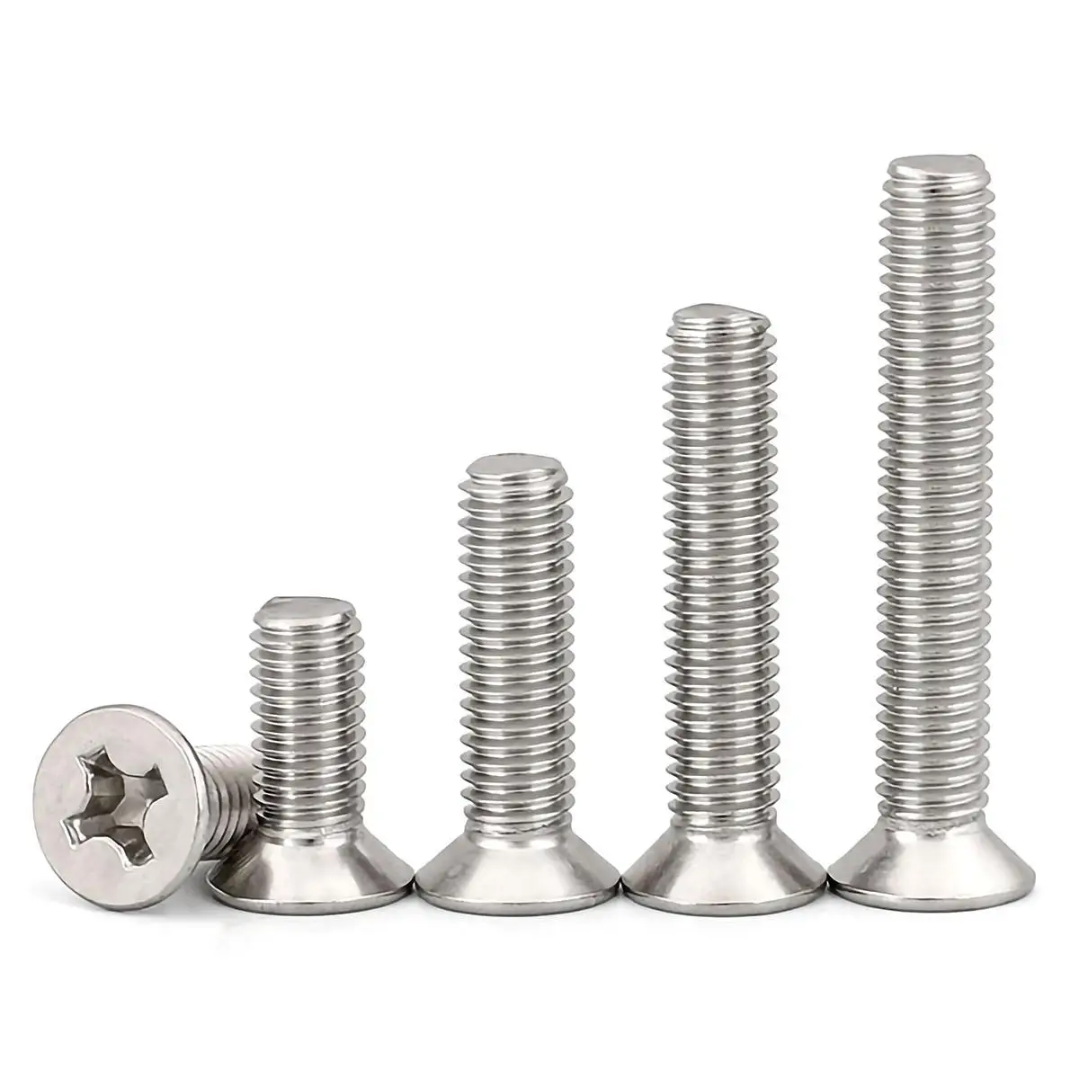 

M1-M4 Mini Screw 304 Stainless Steel Cross Phillips Flat Countersunk Head Screw Bolt