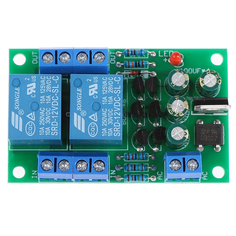 Audio Speaker Protection Board Boot Delay DC Protect Kit DIY Double Channel audio speaker protection board