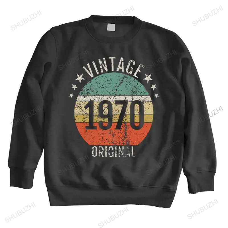 

Best Vintage 1970 hoodie long sleeves 51th Birthday Gift sweatshirt Leisure sweatshirts Tops 70s Original Born in 1970 hoodies