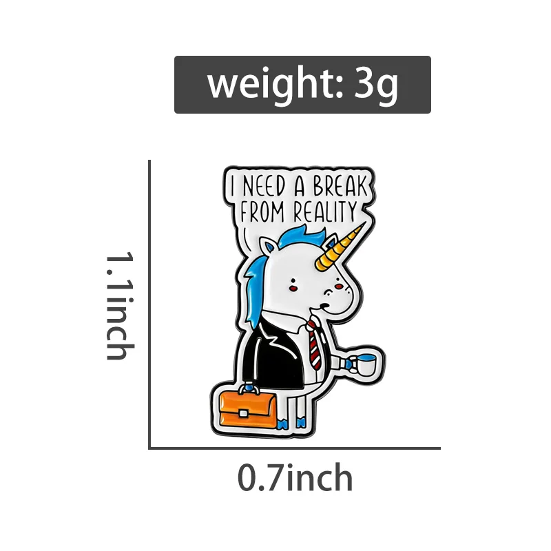 Emaille-Anstecknadeln mit Tierzitaten, Pilze, Frosch, Katze, Capybara, Bär, Schildkröte, Broschen, Anstecknadel, niedlicher Cartoon-Schmuck, Geschenk für Freunde – Detail 19